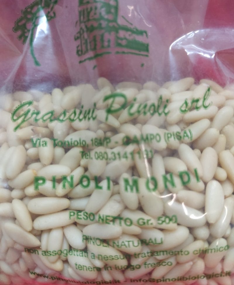 Pinoli NUOVO RACCOLTO Naturali 100% Parco Migliarino/San Rossore 500gr (anche per spedizioni)